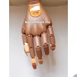 Gyakorlókéz műköröm,géllakk,polygél,profi nail trainer hand akció