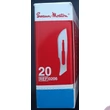 Szuper éles eldobható pedikűr szikepenge. Swann-Morton 20